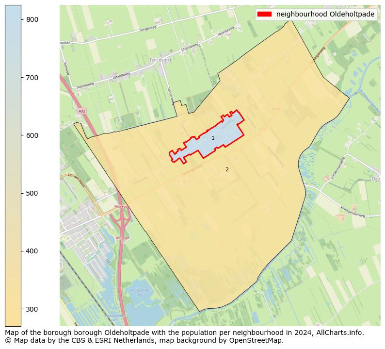 Image of the neighbourhood Oldeholtpade at the map. This image is used as introduction to this page. This page shows a lot of information about the population in the neighbourhood Oldeholtpade (such as the distribution by age groups of the residents, the composition of households, whether inhabitants are natives or Dutch with an immigration background, data about the houses (numbers, types, price development, use, type of property, ...) and more (car ownership, energy consumption, ...) based on open data from the Dutch Central Bureau of Statistics and various other sources!