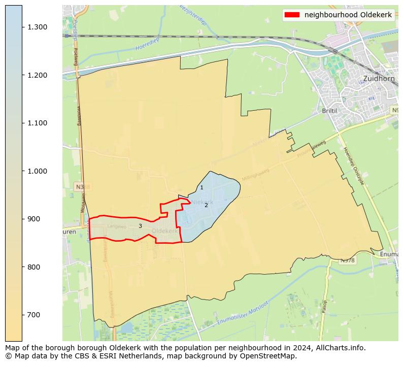 Image of the neighbourhood Oldekerk at the map. This image is used as introduction to this page. This page shows a lot of information about the population in the neighbourhood Oldekerk (such as the distribution by age groups of the residents, the composition of households, whether inhabitants are natives or Dutch with an immigration background, data about the houses (numbers, types, price development, use, type of property, ...) and more (car ownership, energy consumption, ...) based on open data from the Dutch Central Bureau of Statistics and various other sources!