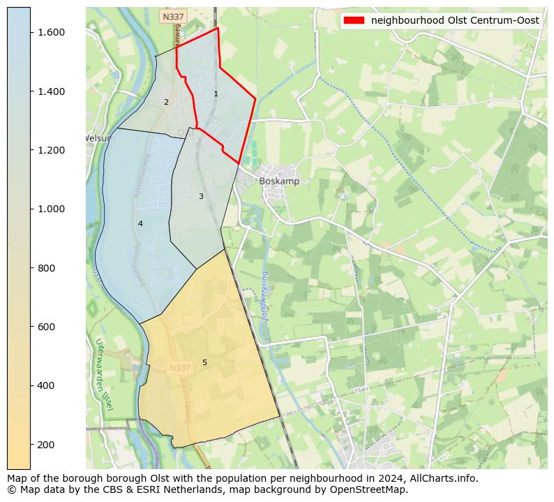 Image of the neighbourhood Olst Centrum-Oost at the map. This image is used as introduction to this page. This page shows a lot of information about the population in the neighbourhood Olst Centrum-Oost (such as the distribution by age groups of the residents, the composition of households, whether inhabitants are natives or Dutch with an immigration background, data about the houses (numbers, types, price development, use, type of property, ...) and more (car ownership, energy consumption, ...) based on open data from the Dutch Central Bureau of Statistics and various other sources!