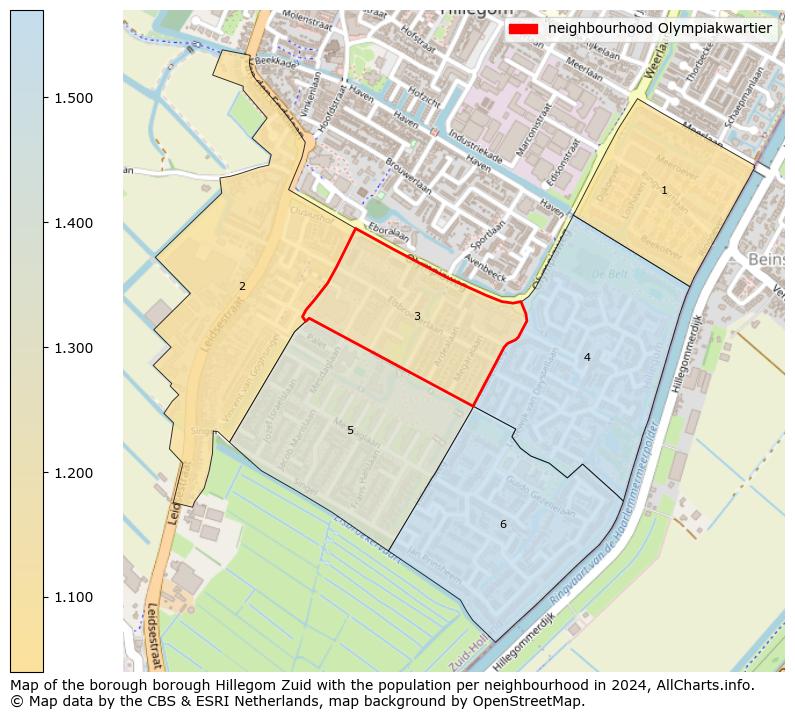 Image of the neighbourhood Olympiakwartier at the map. This image is used as introduction to this page. This page shows a lot of information about the population in the neighbourhood Olympiakwartier (such as the distribution by age groups of the residents, the composition of households, whether inhabitants are natives or Dutch with an immigration background, data about the houses (numbers, types, price development, use, type of property, ...) and more (car ownership, energy consumption, ...) based on open data from the Dutch Central Bureau of Statistics and various other sources!