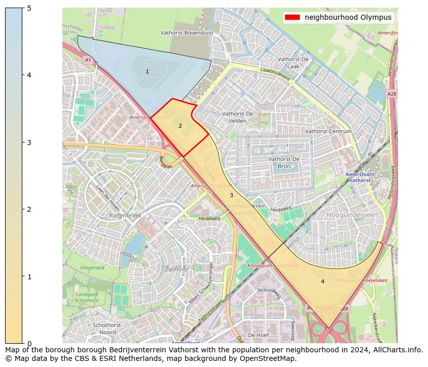 Image of the neighbourhood Olympus at the map. This image is used as introduction to this page. This page shows a lot of information about the population in the neighbourhood Olympus (such as the distribution by age groups of the residents, the composition of households, whether inhabitants are natives or Dutch with an immigration background, data about the houses (numbers, types, price development, use, type of property, ...) and more (car ownership, energy consumption, ...) based on open data from the Dutch Central Bureau of Statistics and various other sources!