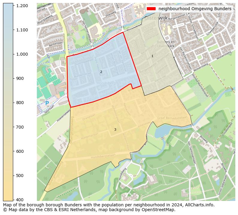 Image of the neighbourhood Omgeving Bunders at the map. This image is used as introduction to this page. This page shows a lot of information about the population in the neighbourhood Omgeving Bunders (such as the distribution by age groups of the residents, the composition of households, whether inhabitants are natives or Dutch with an immigration background, data about the houses (numbers, types, price development, use, type of property, ...) and more (car ownership, energy consumption, ...) based on open data from the Dutch Central Bureau of Statistics and various other sources!