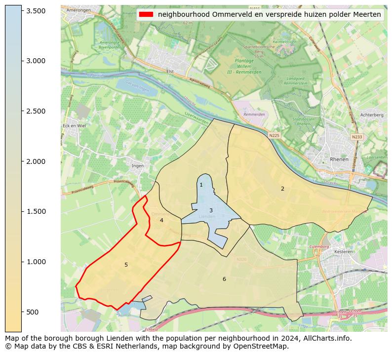 Image of the neighbourhood Ommerveld en verspreide huizen polder Meerten at the map. This image is used as introduction to this page. This page shows a lot of information about the population in the neighbourhood Ommerveld en verspreide huizen polder Meerten (such as the distribution by age groups of the residents, the composition of households, whether inhabitants are natives or Dutch with an immigration background, data about the houses (numbers, types, price development, use, type of property, ...) and more (car ownership, energy consumption, ...) based on open data from the Dutch Central Bureau of Statistics and various other sources!