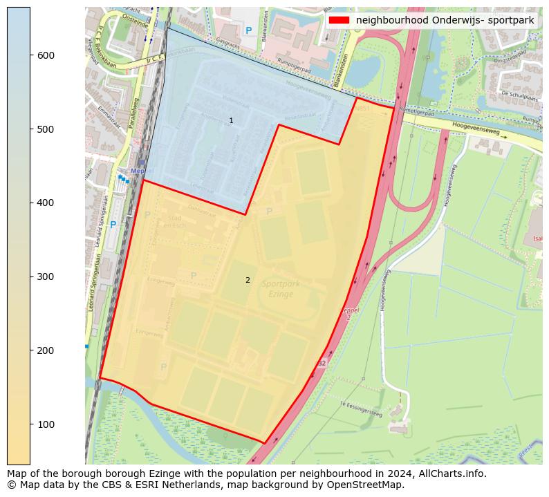 Image of the neighbourhood Onderwijs- sportpark at the map. This image is used as introduction to this page. This page shows a lot of information about the population in the neighbourhood Onderwijs- sportpark (such as the distribution by age groups of the residents, the composition of households, whether inhabitants are natives or Dutch with an immigration background, data about the houses (numbers, types, price development, use, type of property, ...) and more (car ownership, energy consumption, ...) based on open data from the Dutch Central Bureau of Statistics and various other sources!