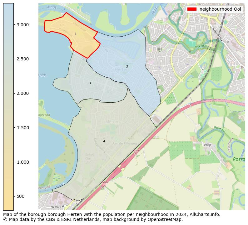 Image of the neighbourhood Ool at the map. This image is used as introduction to this page. This page shows a lot of information about the population in the neighbourhood Ool (such as the distribution by age groups of the residents, the composition of households, whether inhabitants are natives or Dutch with an immigration background, data about the houses (numbers, types, price development, use, type of property, ...) and more (car ownership, energy consumption, ...) based on open data from the Dutch Central Bureau of Statistics and various other sources!