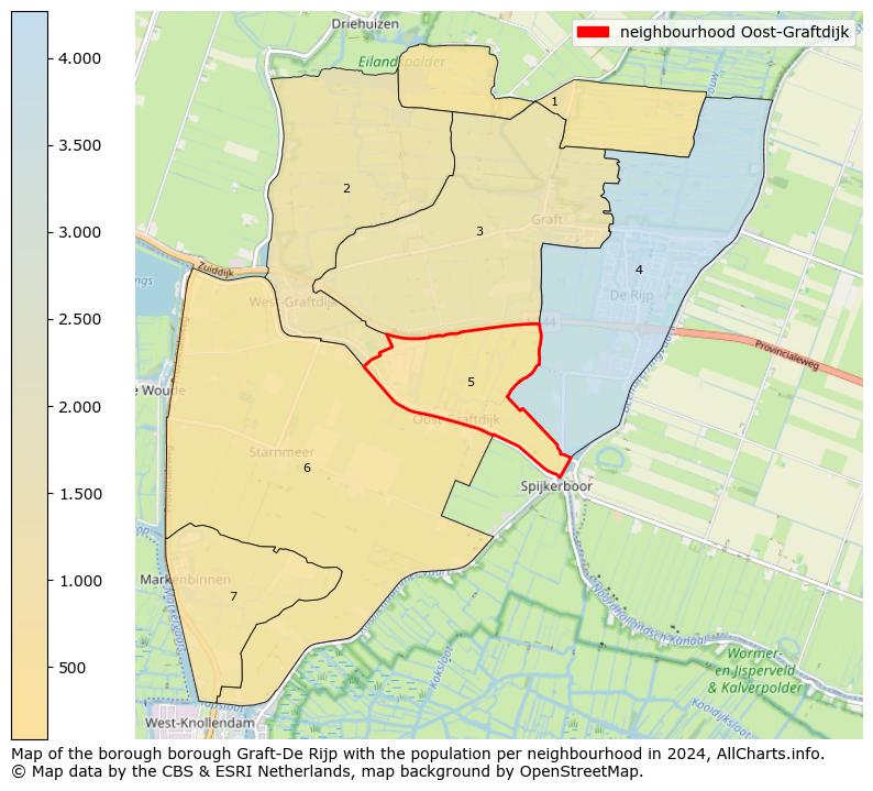 Image of the neighbourhood Oost-Graftdijk at the map. This image is used as introduction to this page. This page shows a lot of information about the population in the neighbourhood Oost-Graftdijk (such as the distribution by age groups of the residents, the composition of households, whether inhabitants are natives or Dutch with an immigration background, data about the houses (numbers, types, price development, use, type of property, ...) and more (car ownership, energy consumption, ...) based on open data from the Dutch Central Bureau of Statistics and various other sources!