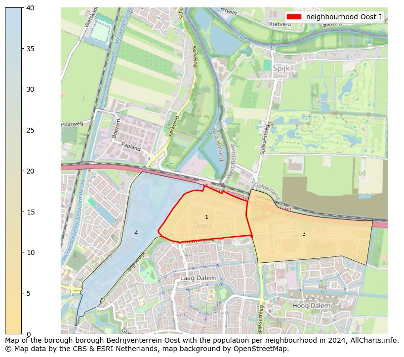 Image of the neighbourhood Oost I at the map. This image is used as introduction to this page. This page shows a lot of information about the population in the neighbourhood Oost I (such as the distribution by age groups of the residents, the composition of households, whether inhabitants are natives or Dutch with an immigration background, data about the houses (numbers, types, price development, use, type of property, ...) and more (car ownership, energy consumption, ...) based on open data from the Dutch Central Bureau of Statistics and various other sources!