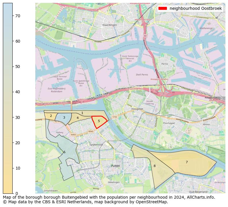 Image of the neighbourhood Oostbroek at the map. This image is used as introduction to this page. This page shows a lot of information about the population in the neighbourhood Oostbroek (such as the distribution by age groups of the residents, the composition of households, whether inhabitants are natives or Dutch with an immigration background, data about the houses (numbers, types, price development, use, type of property, ...) and more (car ownership, energy consumption, ...) based on open data from the Dutch Central Bureau of Statistics and various other sources!