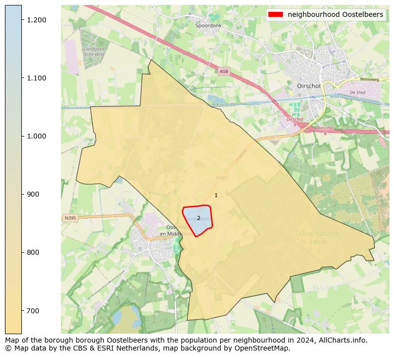 Image of the neighbourhood Oostelbeers at the map. This image is used as introduction to this page. This page shows a lot of information about the population in the neighbourhood Oostelbeers (such as the distribution by age groups of the residents, the composition of households, whether inhabitants are natives or Dutch with an immigration background, data about the houses (numbers, types, price development, use, type of property, ...) and more (car ownership, energy consumption, ...) based on open data from the Dutch Central Bureau of Statistics and various other sources!