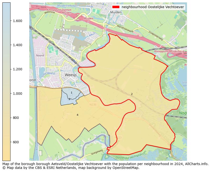 Image of the neighbourhood Oostelijke Vechtoever at the map. This image is used as introduction to this page. This page shows a lot of information about the population in the neighbourhood Oostelijke Vechtoever (such as the distribution by age groups of the residents, the composition of households, whether inhabitants are natives or Dutch with an immigration background, data about the houses (numbers, types, price development, use, type of property, ...) and more (car ownership, energy consumption, ...) based on open data from the Dutch Central Bureau of Statistics and various other sources!