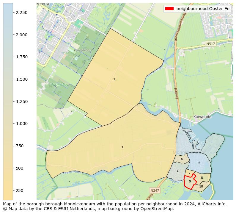 Image of the neighbourhood Ooster Ee at the map. This image is used as introduction to this page. This page shows a lot of information about the population in the neighbourhood Ooster Ee (such as the distribution by age groups of the residents, the composition of households, whether inhabitants are natives or Dutch with an immigration background, data about the houses (numbers, types, price development, use, type of property, ...) and more (car ownership, energy consumption, ...) based on open data from the Dutch Central Bureau of Statistics and various other sources!