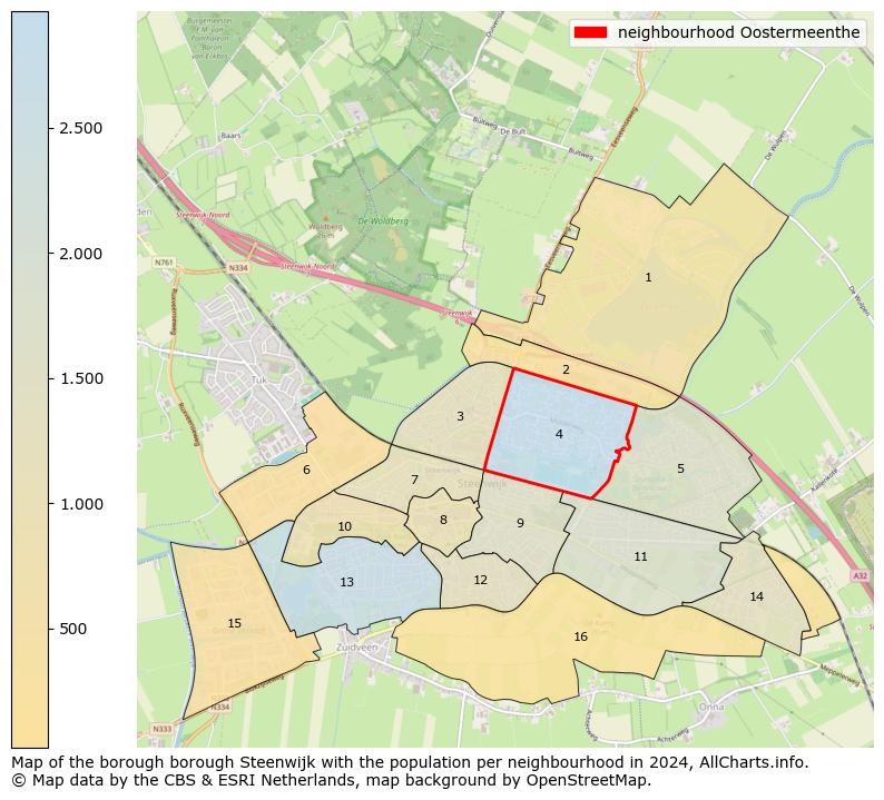 Image of the neighbourhood Oostermeenthe at the map. This image is used as introduction to this page. This page shows a lot of information about the population in the neighbourhood Oostermeenthe (such as the distribution by age groups of the residents, the composition of households, whether inhabitants are natives or Dutch with an immigration background, data about the houses (numbers, types, price development, use, type of property, ...) and more (car ownership, energy consumption, ...) based on open data from the Dutch Central Bureau of Statistics and various other sources!