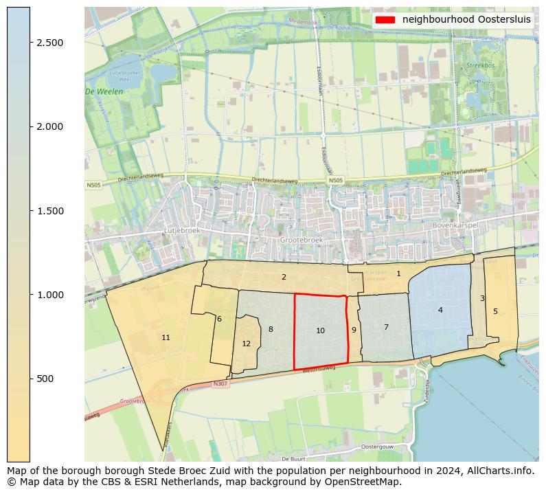 Image of the neighbourhood Oostersluis at the map. This image is used as introduction to this page. This page shows a lot of information about the population in the neighbourhood Oostersluis (such as the distribution by age groups of the residents, the composition of households, whether inhabitants are natives or Dutch with an immigration background, data about the houses (numbers, types, price development, use, type of property, ...) and more (car ownership, energy consumption, ...) based on open data from the Dutch Central Bureau of Statistics and various other sources!