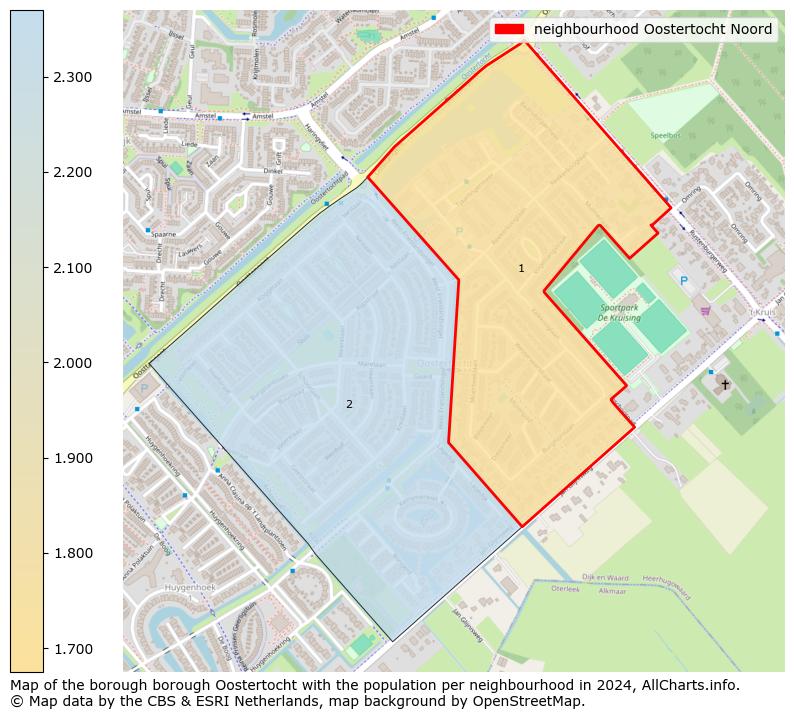 Image of the neighbourhood Oostertocht Noord at the map. This image is used as introduction to this page. This page shows a lot of information about the population in the neighbourhood Oostertocht Noord (such as the distribution by age groups of the residents, the composition of households, whether inhabitants are natives or Dutch with an immigration background, data about the houses (numbers, types, price development, use, type of property, ...) and more (car ownership, energy consumption, ...) based on open data from the Dutch Central Bureau of Statistics and various other sources!