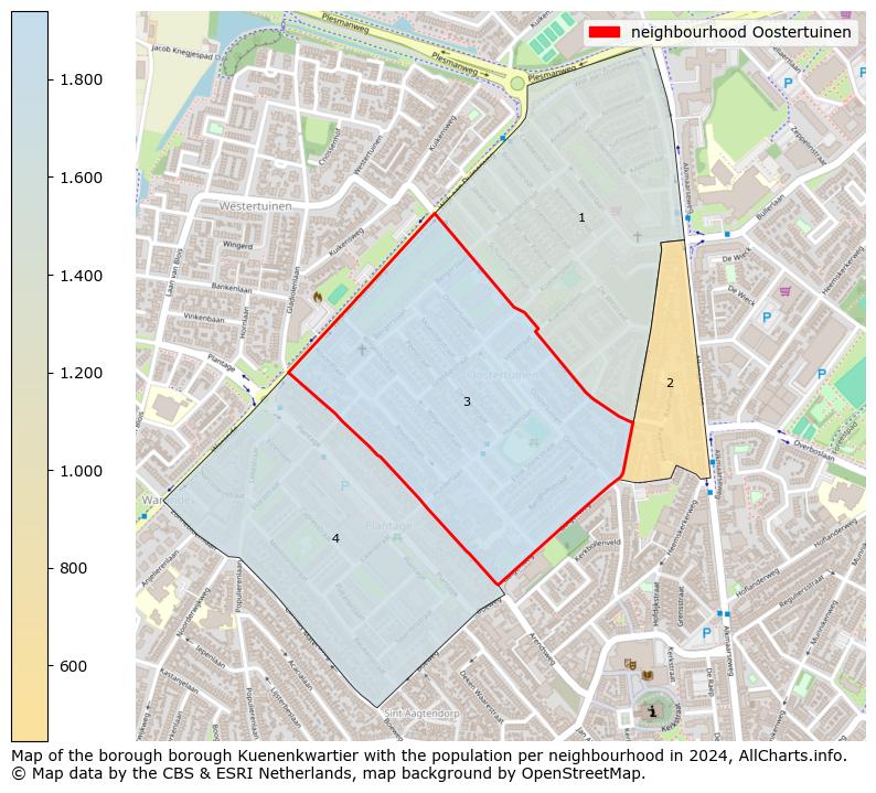 Image of the neighbourhood Oostertuinen at the map. This image is used as introduction to this page. This page shows a lot of information about the population in the neighbourhood Oostertuinen (such as the distribution by age groups of the residents, the composition of households, whether inhabitants are natives or Dutch with an immigration background, data about the houses (numbers, types, price development, use, type of property, ...) and more (car ownership, energy consumption, ...) based on open data from the Dutch Central Bureau of Statistics and various other sources!