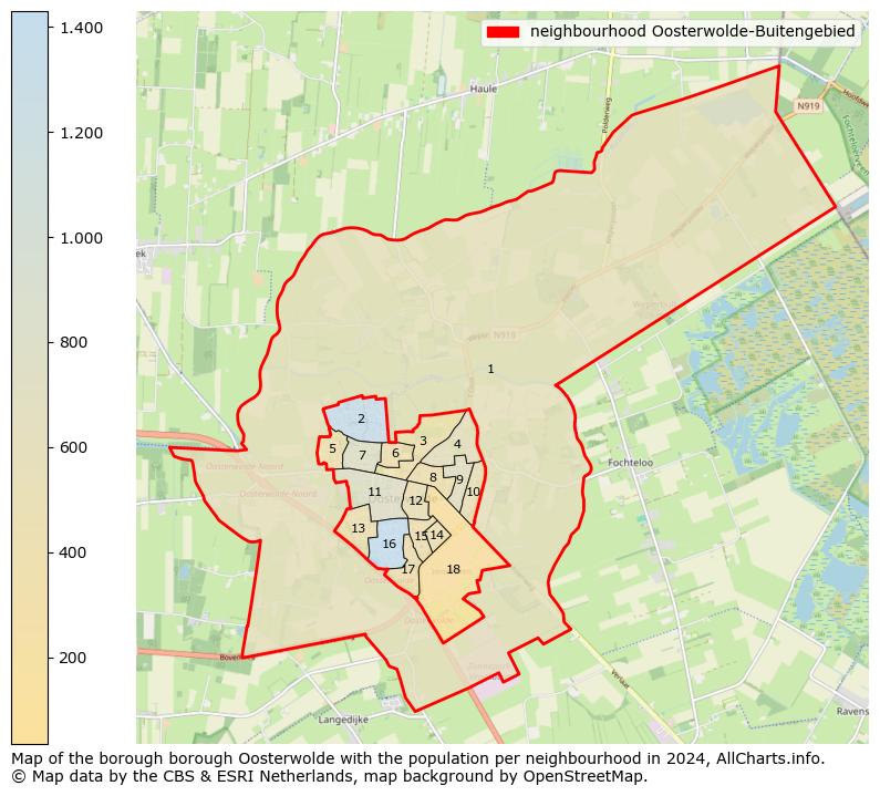 Image of the neighbourhood Oosterwolde-Buitengebied at the map. This image is used as introduction to this page. This page shows a lot of information about the population in the neighbourhood Oosterwolde-Buitengebied (such as the distribution by age groups of the residents, the composition of households, whether inhabitants are natives or Dutch with an immigration background, data about the houses (numbers, types, price development, use, type of property, ...) and more (car ownership, energy consumption, ...) based on open data from the Dutch Central Bureau of Statistics and various other sources!