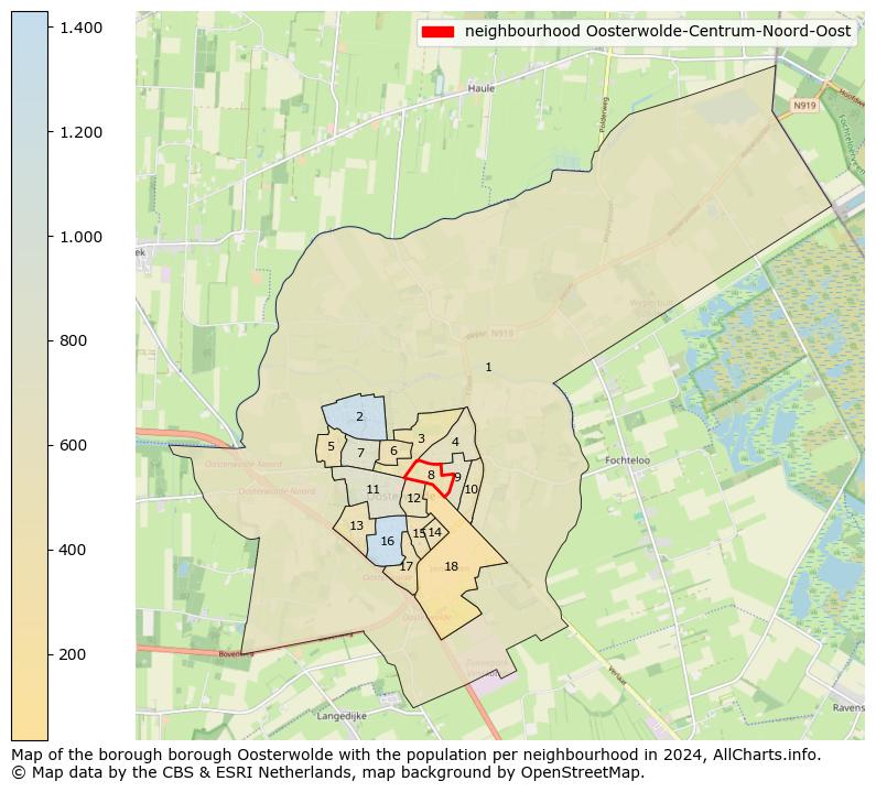 Image of the neighbourhood Oosterwolde-Centrum-Noord-Oost at the map. This image is used as introduction to this page. This page shows a lot of information about the population in the neighbourhood Oosterwolde-Centrum-Noord-Oost (such as the distribution by age groups of the residents, the composition of households, whether inhabitants are natives or Dutch with an immigration background, data about the houses (numbers, types, price development, use, type of property, ...) and more (car ownership, energy consumption, ...) based on open data from the Dutch Central Bureau of Statistics and various other sources!