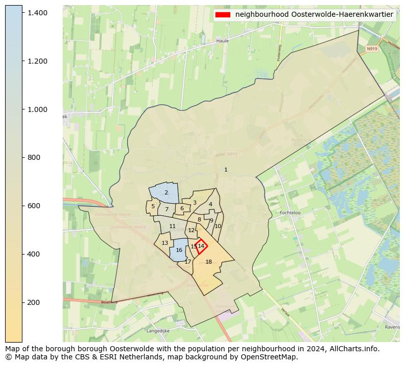 Image of the neighbourhood Oosterwolde-Haerenkwartier at the map. This image is used as introduction to this page. This page shows a lot of information about the population in the neighbourhood Oosterwolde-Haerenkwartier (such as the distribution by age groups of the residents, the composition of households, whether inhabitants are natives or Dutch with an immigration background, data about the houses (numbers, types, price development, use, type of property, ...) and more (car ownership, energy consumption, ...) based on open data from the Dutch Central Bureau of Statistics and various other sources!