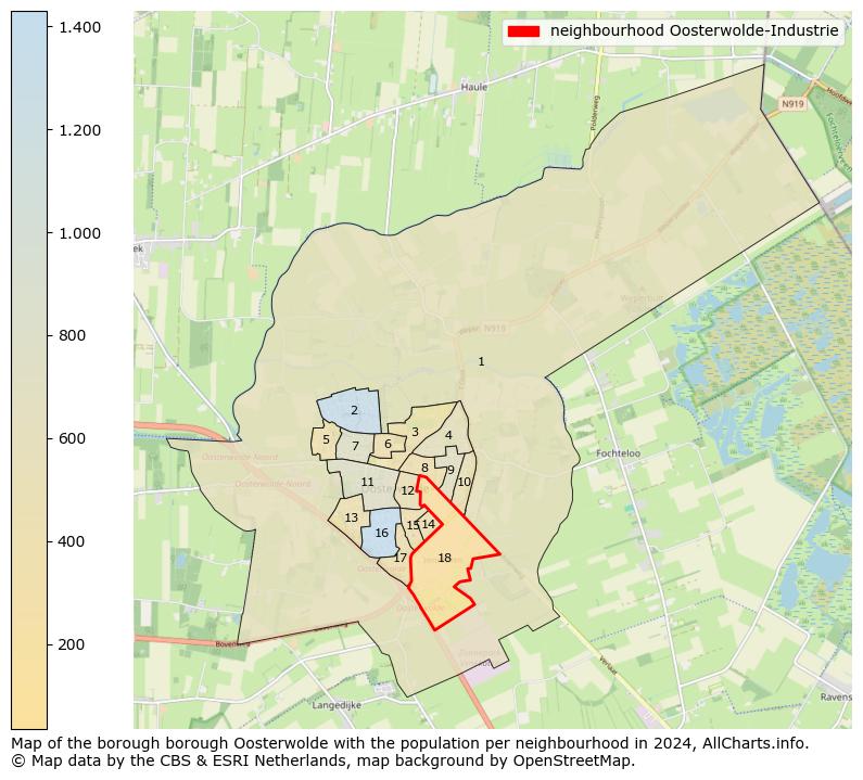 Image of the neighbourhood Oosterwolde-Industrie at the map. This image is used as introduction to this page. This page shows a lot of information about the population in the neighbourhood Oosterwolde-Industrie (such as the distribution by age groups of the residents, the composition of households, whether inhabitants are natives or Dutch with an immigration background, data about the houses (numbers, types, price development, use, type of property, ...) and more (car ownership, energy consumption, ...) based on open data from the Dutch Central Bureau of Statistics and various other sources!