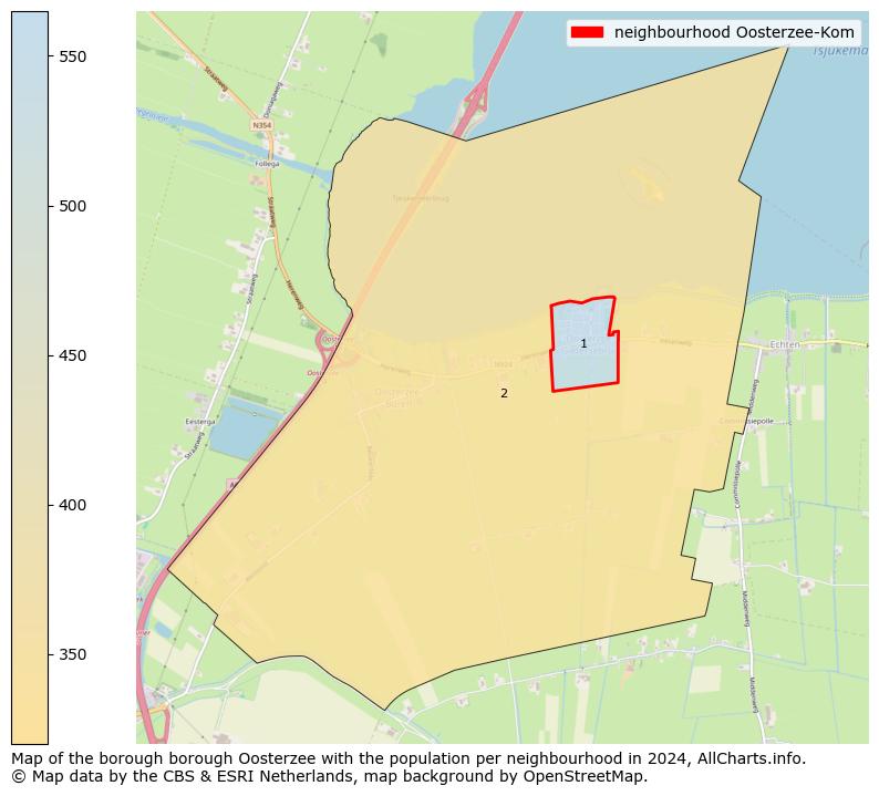 Image of the neighbourhood Oosterzee-Kom at the map. This image is used as introduction to this page. This page shows a lot of information about the population in the neighbourhood Oosterzee-Kom (such as the distribution by age groups of the residents, the composition of households, whether inhabitants are natives or Dutch with an immigration background, data about the houses (numbers, types, price development, use, type of property, ...) and more (car ownership, energy consumption, ...) based on open data from the Dutch Central Bureau of Statistics and various other sources!