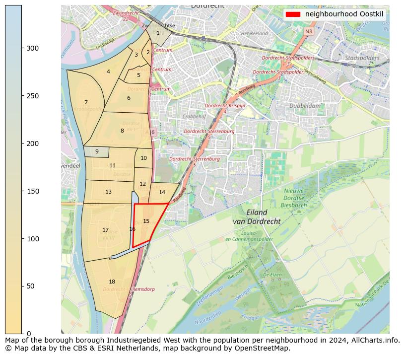 Image of the neighbourhood Oostkil at the map. This image is used as introduction to this page. This page shows a lot of information about the population in the neighbourhood Oostkil (such as the distribution by age groups of the residents, the composition of households, whether inhabitants are natives or Dutch with an immigration background, data about the houses (numbers, types, price development, use, type of property, ...) and more (car ownership, energy consumption, ...) based on open data from the Dutch Central Bureau of Statistics and various other sources!