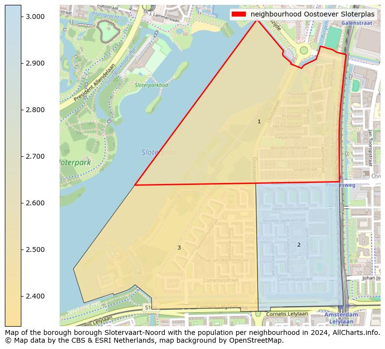 Image of the neighbourhood Oostoever Sloterplas at the map. This image is used as introduction to this page. This page shows a lot of information about the population in the neighbourhood Oostoever Sloterplas (such as the distribution by age groups of the residents, the composition of households, whether inhabitants are natives or Dutch with an immigration background, data about the houses (numbers, types, price development, use, type of property, ...) and more (car ownership, energy consumption, ...) based on open data from the Dutch Central Bureau of Statistics and various other sources!