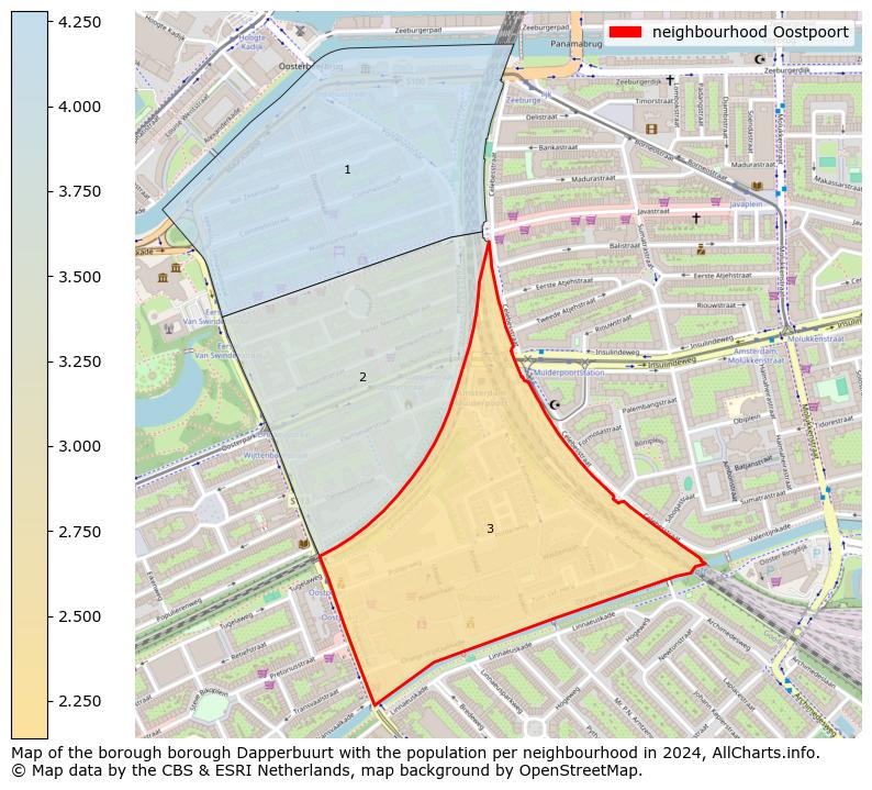 Image of the neighbourhood Oostpoort at the map. This image is used as introduction to this page. This page shows a lot of information about the population in the neighbourhood Oostpoort (such as the distribution by age groups of the residents, the composition of households, whether inhabitants are natives or Dutch with an immigration background, data about the houses (numbers, types, price development, use, type of property, ...) and more (car ownership, energy consumption, ...) based on open data from the Dutch Central Bureau of Statistics and various other sources!