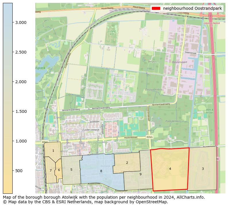 Image of the neighbourhood Oostrandpark at the map. This image is used as introduction to this page. This page shows a lot of information about the population in the neighbourhood Oostrandpark (such as the distribution by age groups of the residents, the composition of households, whether inhabitants are natives or Dutch with an immigration background, data about the houses (numbers, types, price development, use, type of property, ...) and more (car ownership, energy consumption, ...) based on open data from the Dutch Central Bureau of Statistics and various other sources!