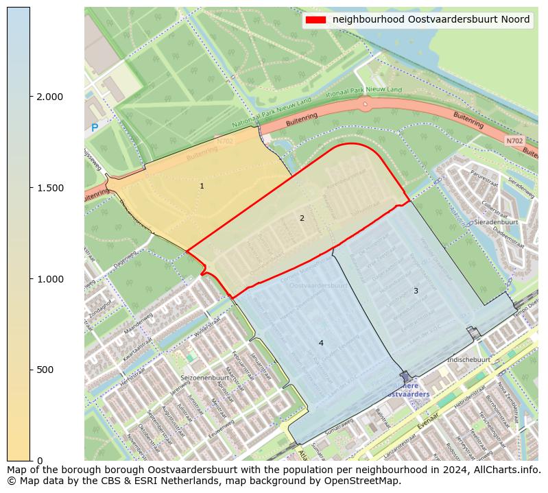 Image of the neighbourhood Oostvaardersbuurt Noord at the map. This image is used as introduction to this page. This page shows a lot of information about the population in the neighbourhood Oostvaardersbuurt Noord (such as the distribution by age groups of the residents, the composition of households, whether inhabitants are natives or Dutch with an immigration background, data about the houses (numbers, types, price development, use, type of property, ...) and more (car ownership, energy consumption, ...) based on open data from the Dutch Central Bureau of Statistics and various other sources!