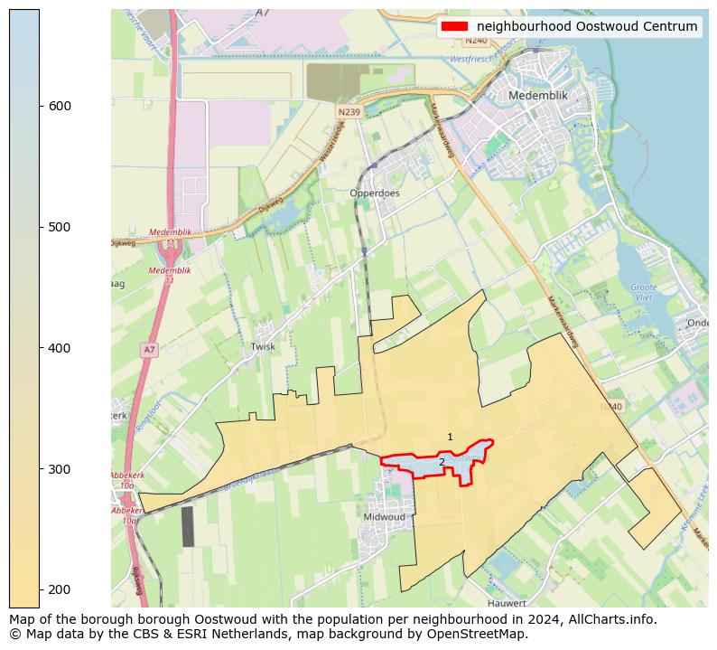 Image of the neighbourhood Oostwoud Centrum at the map. This image is used as introduction to this page. This page shows a lot of information about the population in the neighbourhood Oostwoud Centrum (such as the distribution by age groups of the residents, the composition of households, whether inhabitants are natives or Dutch with an immigration background, data about the houses (numbers, types, price development, use, type of property, ...) and more (car ownership, energy consumption, ...) based on open data from the Dutch Central Bureau of Statistics and various other sources!