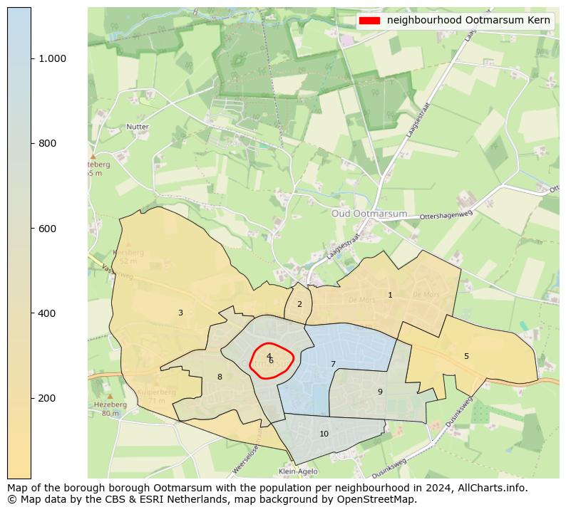 Image of the neighbourhood Ootmarsum Kern at the map. This image is used as introduction to this page. This page shows a lot of information about the population in the neighbourhood Ootmarsum Kern (such as the distribution by age groups of the residents, the composition of households, whether inhabitants are natives or Dutch with an immigration background, data about the houses (numbers, types, price development, use, type of property, ...) and more (car ownership, energy consumption, ...) based on open data from the Dutch Central Bureau of Statistics and various other sources!