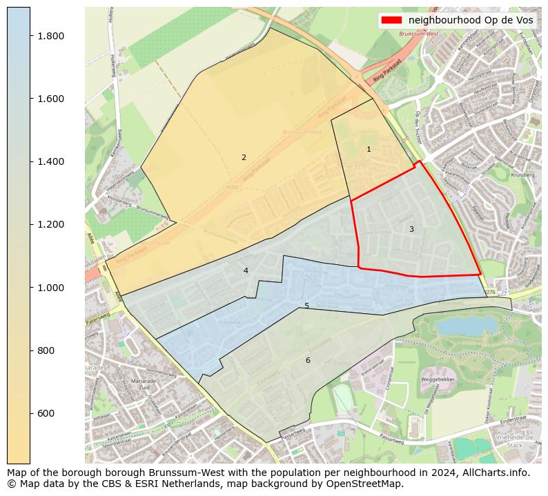 Image of the neighbourhood Op de Vos at the map. This image is used as introduction to this page. This page shows a lot of information about the population in the neighbourhood Op de Vos (such as the distribution by age groups of the residents, the composition of households, whether inhabitants are natives or Dutch with an immigration background, data about the houses (numbers, types, price development, use, type of property, ...) and more (car ownership, energy consumption, ...) based on open data from the Dutch Central Bureau of Statistics and various other sources!