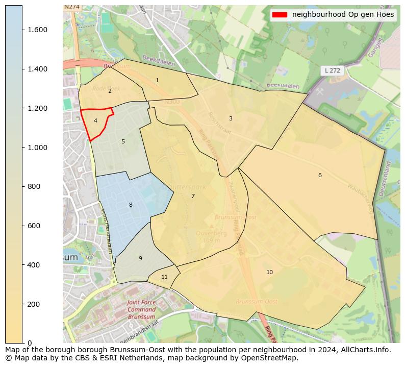 Image of the neighbourhood Op gen Hoes at the map. This image is used as introduction to this page. This page shows a lot of information about the population in the neighbourhood Op gen Hoes (such as the distribution by age groups of the residents, the composition of households, whether inhabitants are natives or Dutch with an immigration background, data about the houses (numbers, types, price development, use, type of property, ...) and more (car ownership, energy consumption, ...) based on open data from the Dutch Central Bureau of Statistics and various other sources!