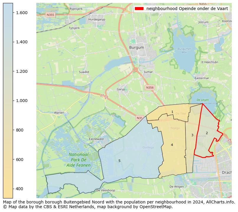 Image of the neighbourhood Opeinde onder de Vaart at the map. This image is used as introduction to this page. This page shows a lot of information about the population in the neighbourhood Opeinde onder de Vaart (such as the distribution by age groups of the residents, the composition of households, whether inhabitants are natives or Dutch with an immigration background, data about the houses (numbers, types, price development, use, type of property, ...) and more (car ownership, energy consumption, ...) based on open data from the Dutch Central Bureau of Statistics and various other sources!