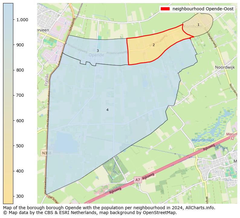 Image of the neighbourhood Opende-Oost at the map. This image is used as introduction to this page. This page shows a lot of information about the population in the neighbourhood Opende-Oost (such as the distribution by age groups of the residents, the composition of households, whether inhabitants are natives or Dutch with an immigration background, data about the houses (numbers, types, price development, use, type of property, ...) and more (car ownership, energy consumption, ...) based on open data from the Dutch Central Bureau of Statistics and various other sources!