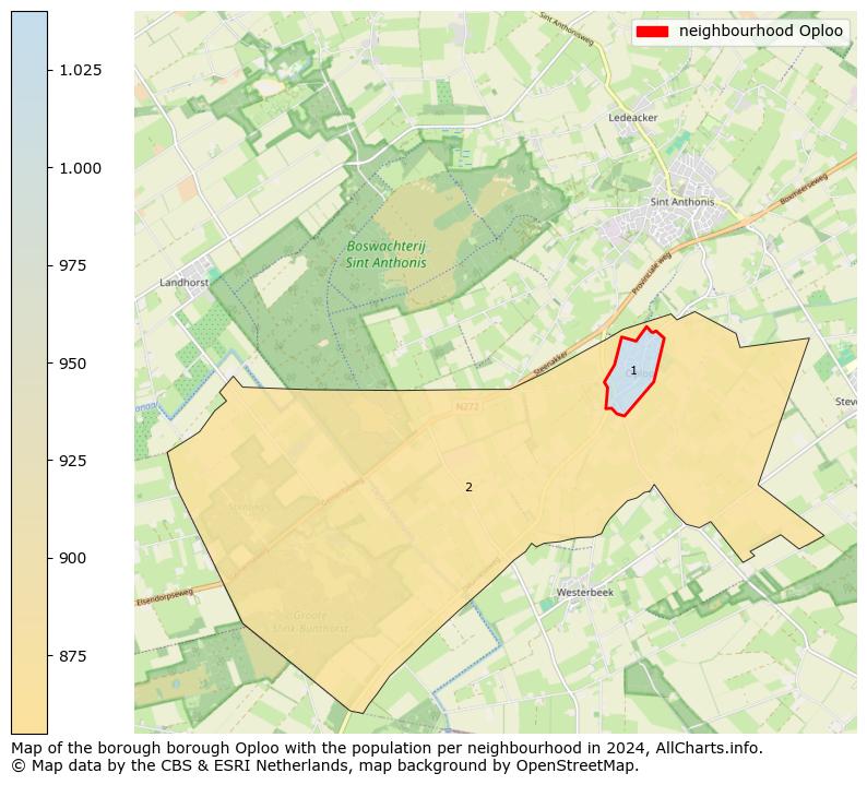 Image of the neighbourhood Oploo at the map. This image is used as introduction to this page. This page shows a lot of information about the population in the neighbourhood Oploo (such as the distribution by age groups of the residents, the composition of households, whether inhabitants are natives or Dutch with an immigration background, data about the houses (numbers, types, price development, use, type of property, ...) and more (car ownership, energy consumption, ...) based on open data from the Dutch Central Bureau of Statistics and various other sources!