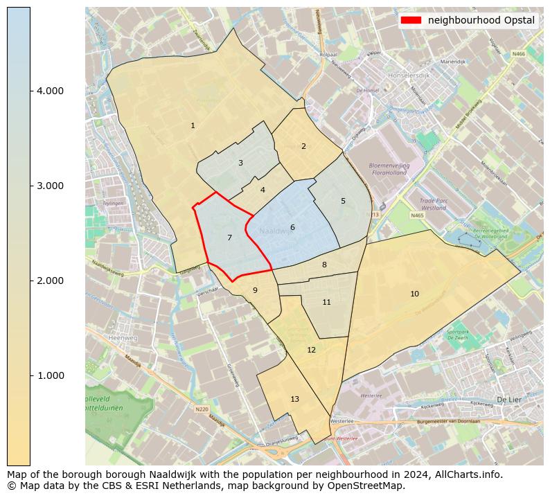 Image of the neighbourhood Opstal at the map. This image is used as introduction to this page. This page shows a lot of information about the population in the neighbourhood Opstal (such as the distribution by age groups of the residents, the composition of households, whether inhabitants are natives or Dutch with an immigration background, data about the houses (numbers, types, price development, use, type of property, ...) and more (car ownership, energy consumption, ...) based on open data from the Dutch Central Bureau of Statistics and various other sources!