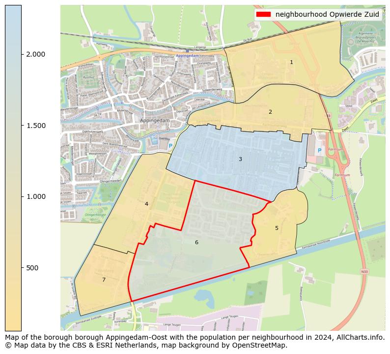 Image of the neighbourhood Opwierde Zuid at the map. This image is used as introduction to this page. This page shows a lot of information about the population in the neighbourhood Opwierde Zuid (such as the distribution by age groups of the residents, the composition of households, whether inhabitants are natives or Dutch with an immigration background, data about the houses (numbers, types, price development, use, type of property, ...) and more (car ownership, energy consumption, ...) based on open data from the Dutch Central Bureau of Statistics and various other sources!