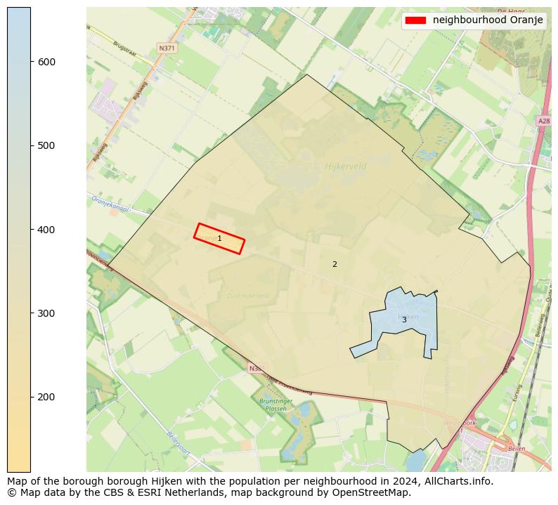 Image of the neighbourhood Oranje at the map. This image is used as introduction to this page. This page shows a lot of information about the population in the neighbourhood Oranje (such as the distribution by age groups of the residents, the composition of households, whether inhabitants are natives or Dutch with an immigration background, data about the houses (numbers, types, price development, use, type of property, ...) and more (car ownership, energy consumption, ...) based on open data from the Dutch Central Bureau of Statistics and various other sources!