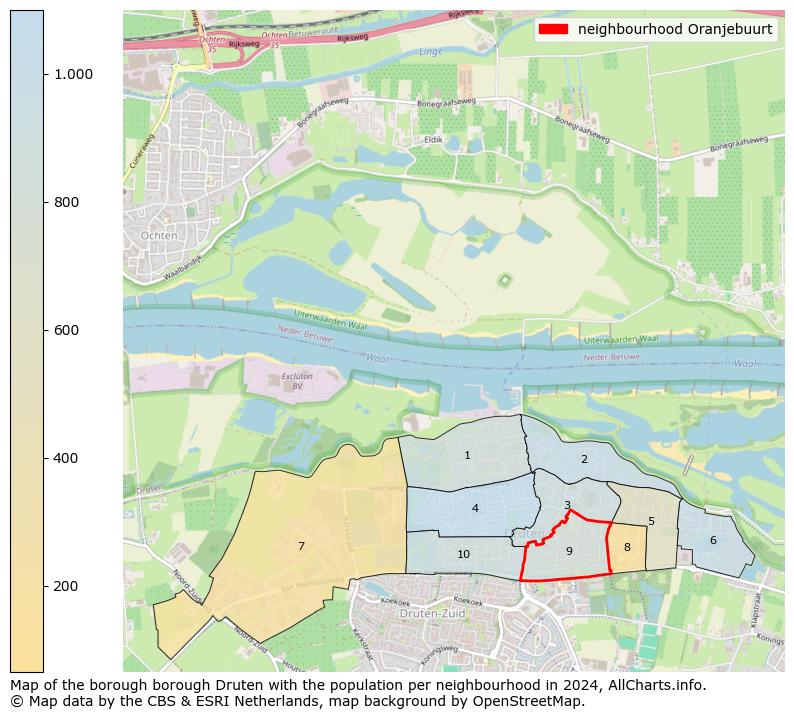 Image of the neighbourhood Oranjebuurt at the map. This image is used as introduction to this page. This page shows a lot of information about the population in the neighbourhood Oranjebuurt (such as the distribution by age groups of the residents, the composition of households, whether inhabitants are natives or Dutch with an immigration background, data about the houses (numbers, types, price development, use, type of property, ...) and more (car ownership, energy consumption, ...) based on open data from the Dutch Central Bureau of Statistics and various other sources!