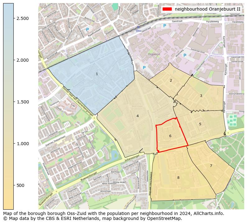 Image of the neighbourhood Oranjebuurt II at the map. This image is used as introduction to this page. This page shows a lot of information about the population in the neighbourhood Oranjebuurt II (such as the distribution by age groups of the residents, the composition of households, whether inhabitants are natives or Dutch with an immigration background, data about the houses (numbers, types, price development, use, type of property, ...) and more (car ownership, energy consumption, ...) based on open data from the Dutch Central Bureau of Statistics and various other sources!