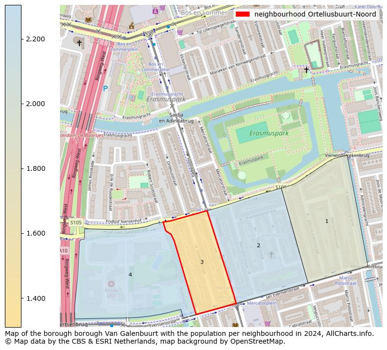 Image of the neighbourhood Orteliusbuurt-Noord at the map. This image is used as introduction to this page. This page shows a lot of information about the population in the neighbourhood Orteliusbuurt-Noord (such as the distribution by age groups of the residents, the composition of households, whether inhabitants are natives or Dutch with an immigration background, data about the houses (numbers, types, price development, use, type of property, ...) and more (car ownership, energy consumption, ...) based on open data from the Dutch Central Bureau of Statistics and various other sources!