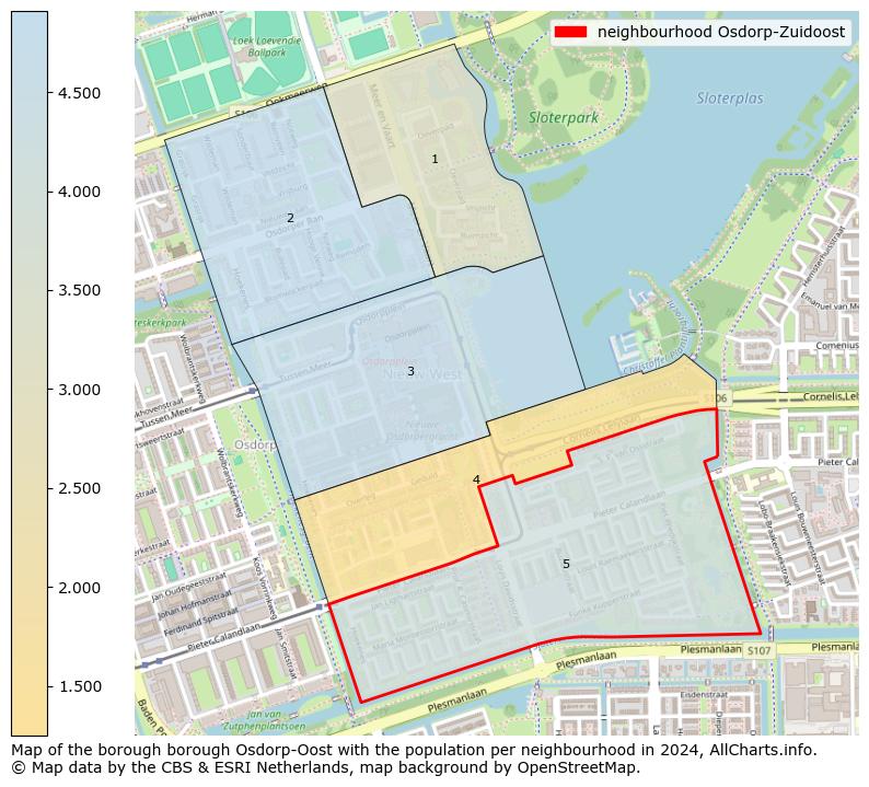 Image of the neighbourhood Osdorp-Zuidoost at the map. This image is used as introduction to this page. This page shows a lot of information about the population in the neighbourhood Osdorp-Zuidoost (such as the distribution by age groups of the residents, the composition of households, whether inhabitants are natives or Dutch with an immigration background, data about the houses (numbers, types, price development, use, type of property, ...) and more (car ownership, energy consumption, ...) based on open data from the Dutch Central Bureau of Statistics and various other sources!