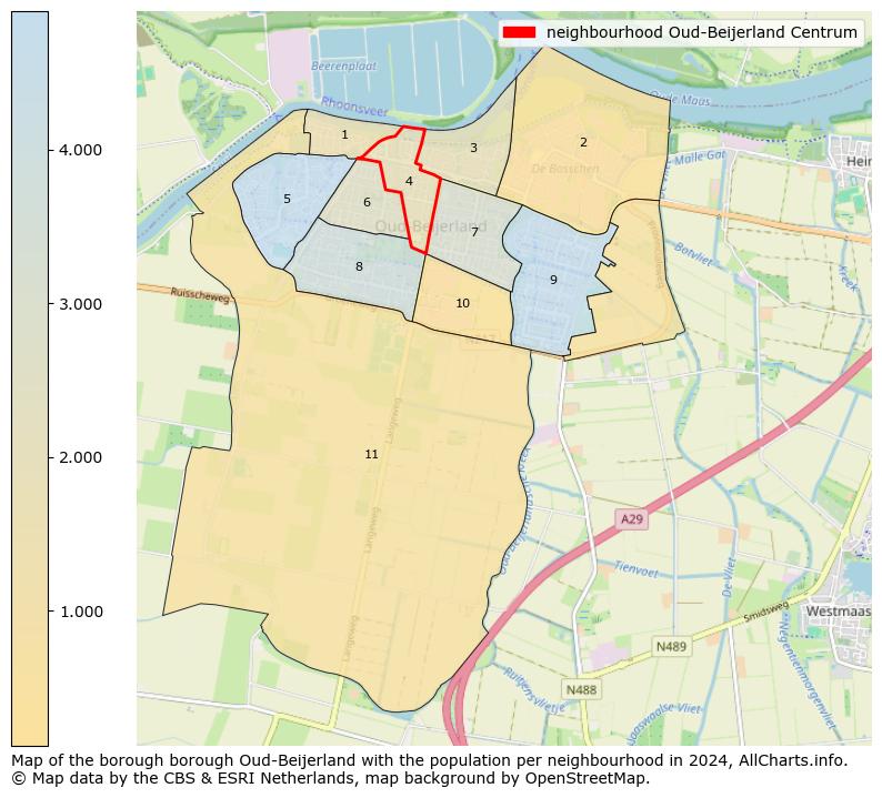 Image of the neighbourhood Oud-Beijerland Centrum at the map. This image is used as introduction to this page. This page shows a lot of information about the population in the neighbourhood Oud-Beijerland Centrum (such as the distribution by age groups of the residents, the composition of households, whether inhabitants are natives or Dutch with an immigration background, data about the houses (numbers, types, price development, use, type of property, ...) and more (car ownership, energy consumption, ...) based on open data from the Dutch Central Bureau of Statistics and various other sources!