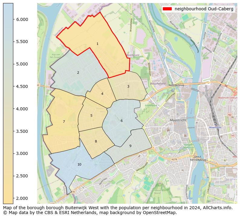 Image of the neighbourhood Oud-Caberg at the map. This image is used as introduction to this page. This page shows a lot of information about the population in the neighbourhood Oud-Caberg (such as the distribution by age groups of the residents, the composition of households, whether inhabitants are natives or Dutch with an immigration background, data about the houses (numbers, types, price development, use, type of property, ...) and more (car ownership, energy consumption, ...) based on open data from the Dutch Central Bureau of Statistics and various other sources!