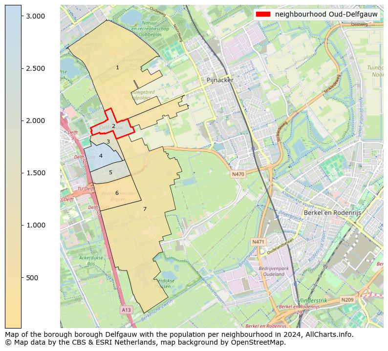 Image of the neighbourhood Oud-Delfgauw at the map. This image is used as introduction to this page. This page shows a lot of information about the population in the neighbourhood Oud-Delfgauw (such as the distribution by age groups of the residents, the composition of households, whether inhabitants are natives or Dutch with an immigration background, data about the houses (numbers, types, price development, use, type of property, ...) and more (car ownership, energy consumption, ...) based on open data from the Dutch Central Bureau of Statistics and various other sources!