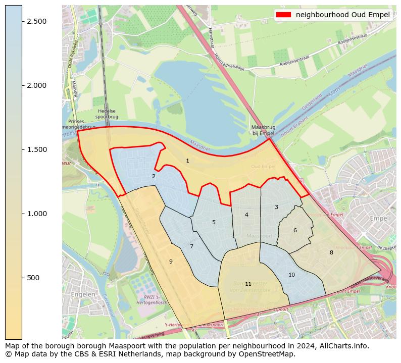 Image of the neighbourhood Oud Empel at the map. This image is used as introduction to this page. This page shows a lot of information about the population in the neighbourhood Oud Empel (such as the distribution by age groups of the residents, the composition of households, whether inhabitants are natives or Dutch with an immigration background, data about the houses (numbers, types, price development, use, type of property, ...) and more (car ownership, energy consumption, ...) based on open data from the Dutch Central Bureau of Statistics and various other sources!