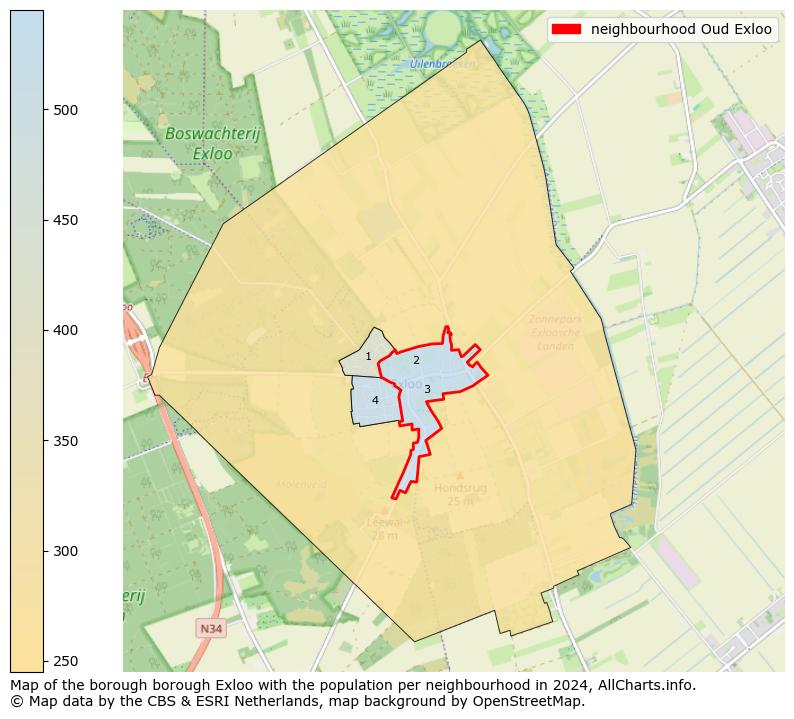 Image of the neighbourhood Oud Exloo at the map. This image is used as introduction to this page. This page shows a lot of information about the population in the neighbourhood Oud Exloo (such as the distribution by age groups of the residents, the composition of households, whether inhabitants are natives or Dutch with an immigration background, data about the houses (numbers, types, price development, use, type of property, ...) and more (car ownership, energy consumption, ...) based on open data from the Dutch Central Bureau of Statistics and various other sources!