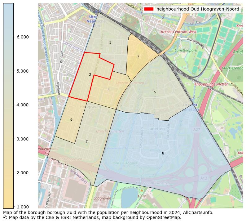 Image of the neighbourhood Oud Hoograven-Noord at the map. This image is used as introduction to this page. This page shows a lot of information about the population in the neighbourhood Oud Hoograven-Noord (such as the distribution by age groups of the residents, the composition of households, whether inhabitants are natives or Dutch with an immigration background, data about the houses (numbers, types, price development, use, type of property, ...) and more (car ownership, energy consumption, ...) based on open data from the Dutch Central Bureau of Statistics and various other sources!