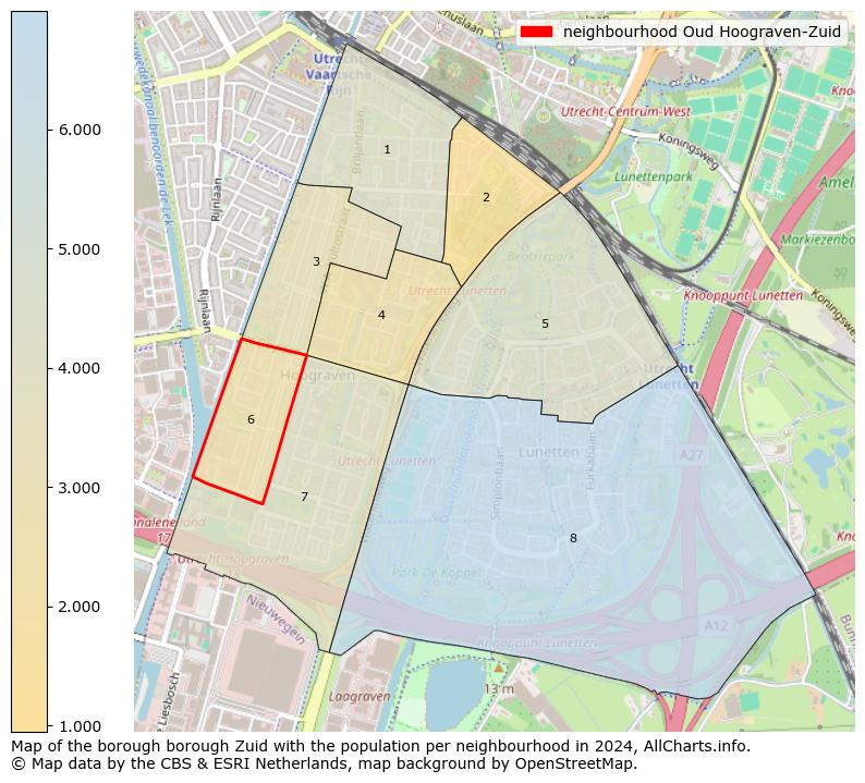 Image of the neighbourhood Oud Hoograven-Zuid at the map. This image is used as introduction to this page. This page shows a lot of information about the population in the neighbourhood Oud Hoograven-Zuid (such as the distribution by age groups of the residents, the composition of households, whether inhabitants are natives or Dutch with an immigration background, data about the houses (numbers, types, price development, use, type of property, ...) and more (car ownership, energy consumption, ...) based on open data from the Dutch Central Bureau of Statistics and various other sources!